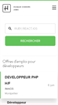 Mobile Screenshot of jobs.humancoders.com