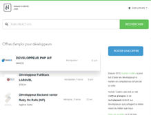 Tablet Screenshot of jobs.humancoders.com